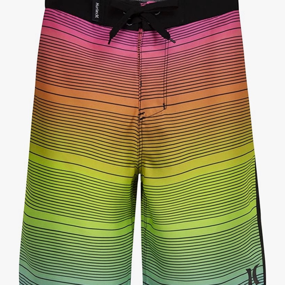 Hurley striped board shorts
